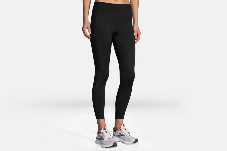 Brooks Women's Method 7/8 Tight Bottoms Black ( EXYHM8703 )